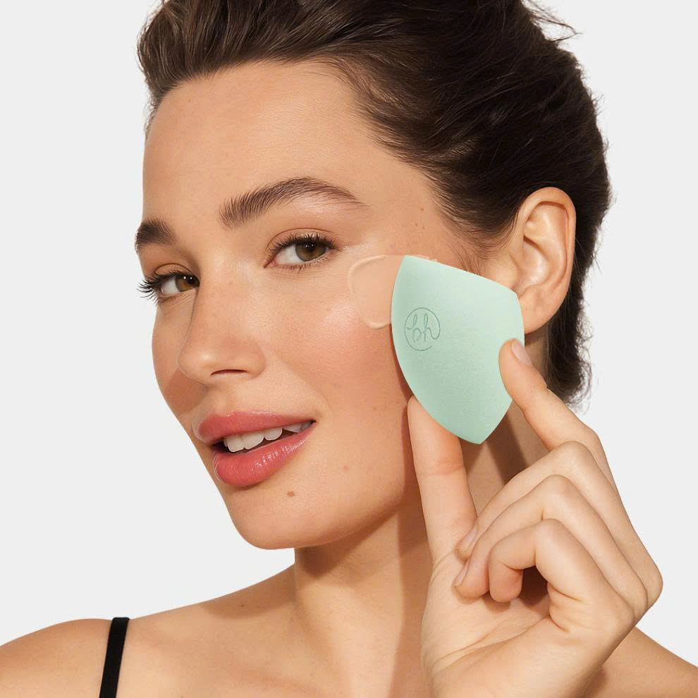 Mút Trang Điểm BH Cosmetics Foundation Blender BHM003 Xanh Mint Đa Năng Tán Kem Nền Cushion Che Khuyết Điểm